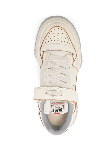 sneakers keith uomo nere e bianche in pelle MAISON MIHARA YASUHIRO | A13FW702WHITE